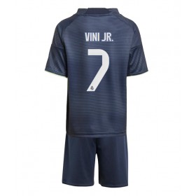Baby Fußballbekleidung Real Madrid Vinicius Junior #7 Auswärtstrikot 2025-26 Kurzarm (+ kurze hosen)